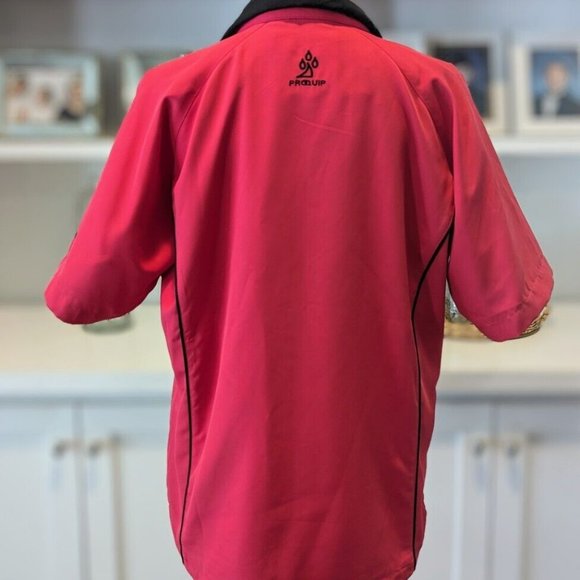 PROQUIP Liberty Jacket 12-14 MED Pink Short Sleeve Teflon Water Repellant Golf - Picture 2 of 4